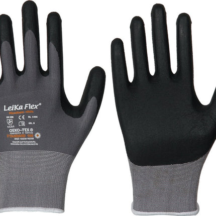 LEIPOLD gloves LeiKaFlex 1466 size 9 grey ( 4000391414 )
