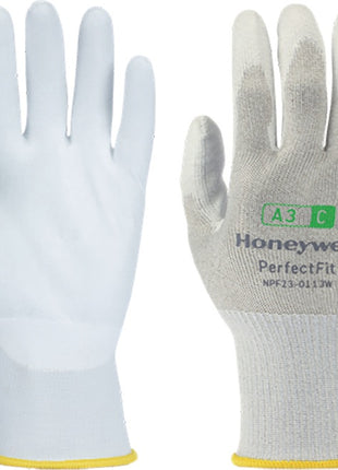 HONEYWELL Gants de protection anti-coupures New Perfect Fit 13G PU A3/C taille 9 blanc ( 4000391444 )