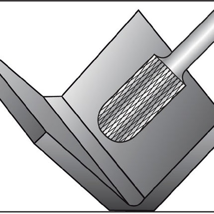 Fraise RUKO WRC Ø 8 mm longueur tête 16 mm tige Ø 6 mm (4000602817)