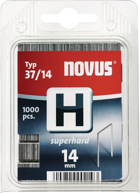 Agrafe à fil fin NOVUS H type 37 largeur 10,6 mm (4000813904)