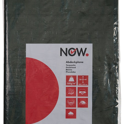 NOW lona de tela Super Tarp ancho 4000 x largo 5000 mm (4000818874)