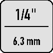 Klucz dynamometryczny GEDORE TF-K25 1/4 ″ 5 - 25 Nm ( 4000822444 )