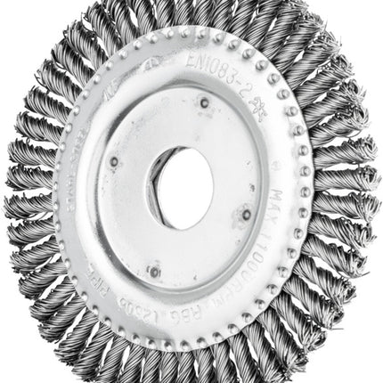 Cepillo redondo PFERD RBG 12506/22.2 TUBO ST 0,50 Ø 125 mm espesor alambre 0,5 mm (4000843598)