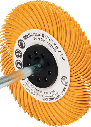 Disco de cepillo radial 3M BB-ZS tipo C Ø 50,8 mm grano 80 (4000844174)