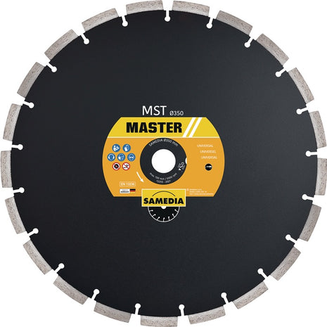 Disque à tronçonner diamanté SAMEDIA MST Ø 400 mm alésage 25,4 mm (4000844275)