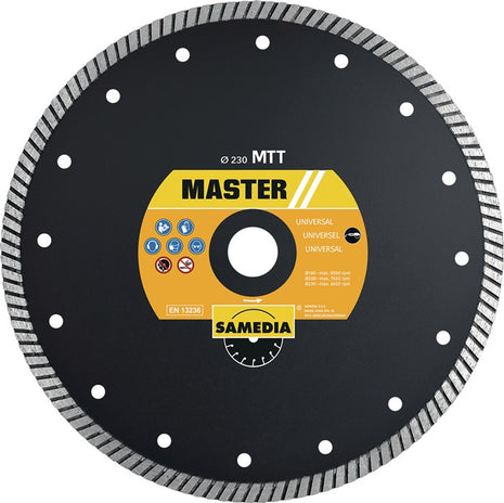 Disque à tronçonner diamanté SAMEDIA MTT Ø 180 mm alésage 22,23 mm (4000844279)