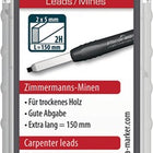 Juego de minas PICA BIG-Dry 12x grafito 2H ( 4000871350 )