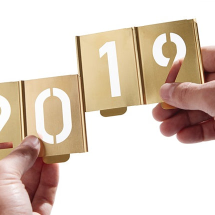 KUKKO Jeu de pochoirs pour signature 327 chiffres 0 - 9 ( 4000871683 )