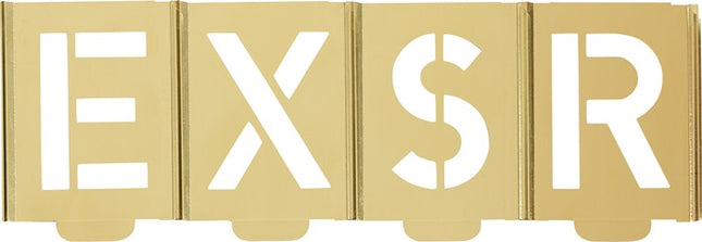 KUKKO signing stencil set 327 letters A - Z ( 4000871688 )