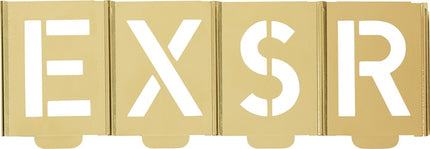 Set di stencil per la firma KUKKO 327 lettere A - Z ( 4000871701 )