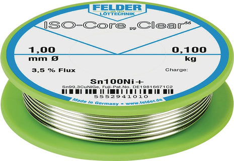 Hilo de soldar FELDER ISO-Core® Clear 1 mm (4000872820)