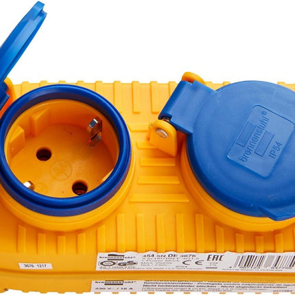 BRENNENSTUHL extensión de contacto de protección con bloque de alimentación 3 x 1,5 mm² (4000873788)