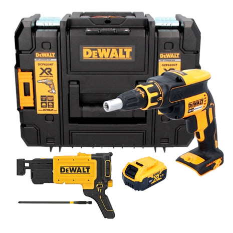 Avvitatore a batteria per cartongesso DeWalt DCF 620 NT 18 V 30 Nm senza spazzole + 1x batteria ricaricabile 5,0 Ah + TSTAK - senza caricatore