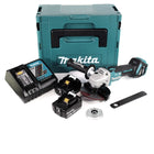 Makita DGA 513 RTJ Akku Winkelschleifer 18 V 125mm Brushless + 2x Akku 5,0Ah + Ladegerät + Ezynut + Makpac - Toolbrothers