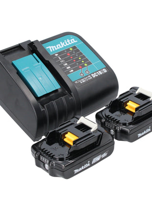 Makita DHP 482 SAB taladro percutor inalámbrico 18 V 62 Nm negro + 2x baterías 2,0 Ah + cargador