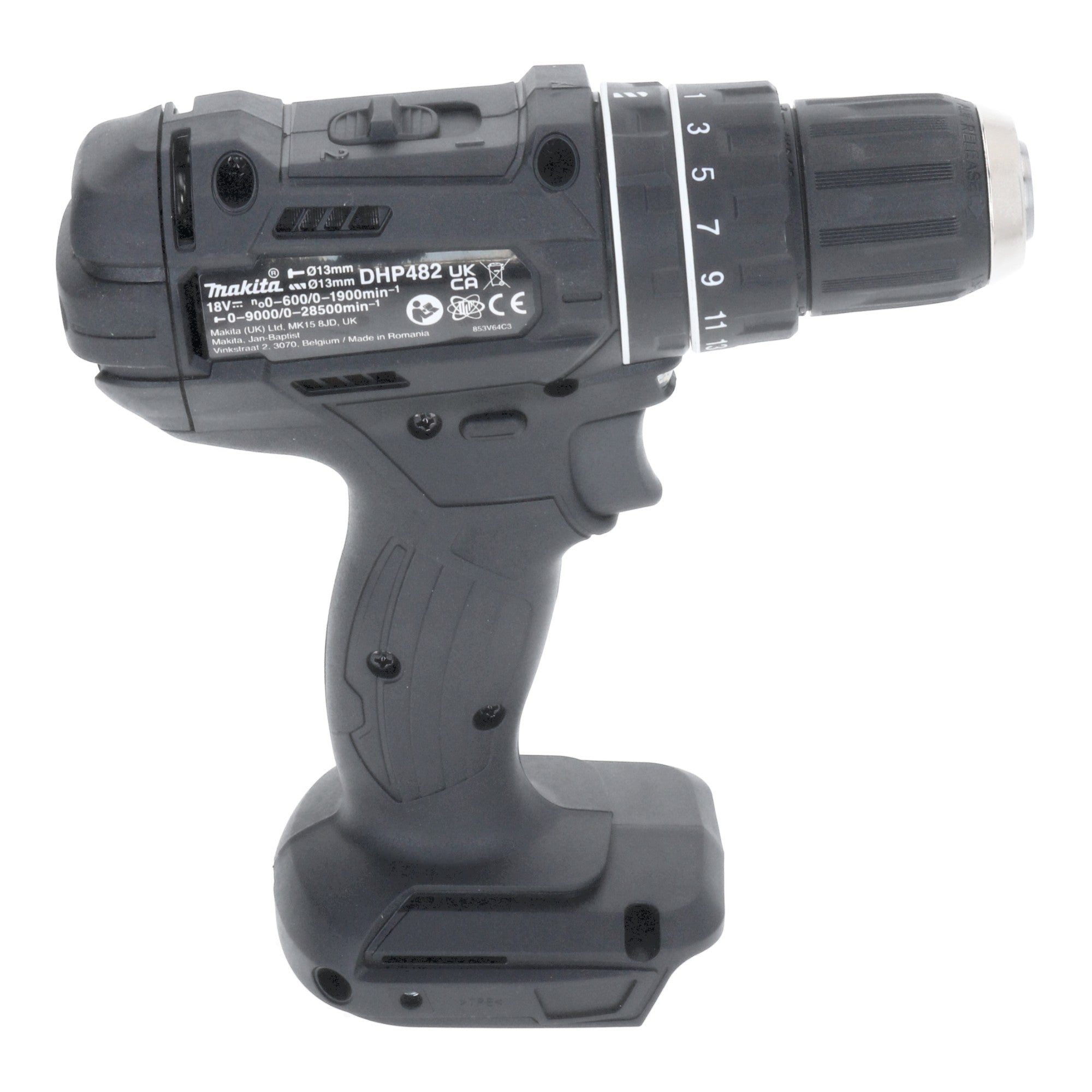 Makita DHP 482 F1B Akku Schlagbohrschrauber 18 V 62 Nm Schwarz 1x Akku 3 0 Ah ohne Ladegeraet 4 - toolbrothers