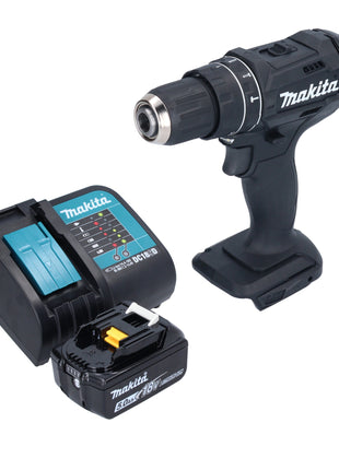 Makita DHP 482 ST1B Akumulatorowa wiertarko-wkrętarka udarowa 18 V 62 Nm czarna + 1x akumulator 5,0 Ah + ładowarka