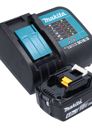 Makita DHP 482 SG1B akumulatorowa wiertarko-wkrętarka udarowa 18 V 62 Nm czarna + 1x akumulator 6,0 Ah + ładowarka