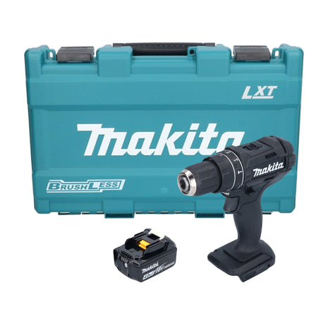 Makita DHP 482 M1KB Akku Schlagbohrschrauber 18 V 62 Nm Schwarz + 1x Akku 4,0 Ah + Koffer - ohne Ladegerät