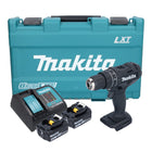 Makita DHP 482 SMKB Akku Schlagbohrschrauber 18 V 62 Nm Schwarz + 2x Akku 4,0 Ah + Ladegerät + Koffer