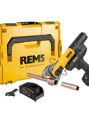 Rems Mini Press 14V ACC Basic Pack presse radiale à batterie 14,4 V 22 kN (578013 R220) + 1x batterie 2,5 Ah + chargeur + L-Boxx