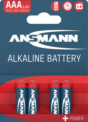 Batería ANSMANN 1,5 V AAA-AM4-Micro 1200 mAh (4000901826)