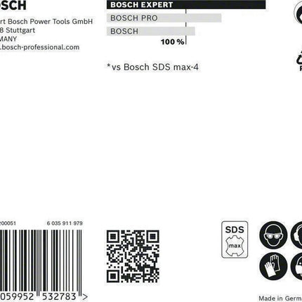 Taladro percutor BOSCH Expert SDS max-8X Ø 12 mm longitud útil 800 mm longitud 940 mm (4000909890)