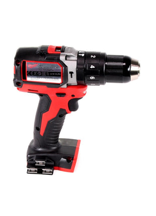 Milwaukee M18 BLPD 401 C Brushless Akku-Schlagbohrschrauber 18V - 13mm Schnellspannbohrfutter + Transportkoffer, Milwaukee M18 B4 Akku 18 V / 4,0 Ah und M12-18C Akku Ladegerät - Toolbrothers