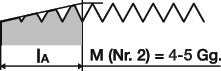 Juego de grifos manuales RUKO DIN 352 M4x0,7 mm (4300400028)