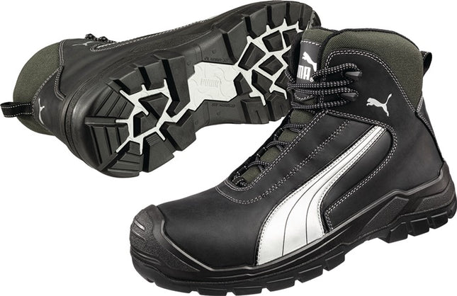 PUMA botas de seguridad Cascades Mid talla 42 negro/blanco ( 4300700272 )