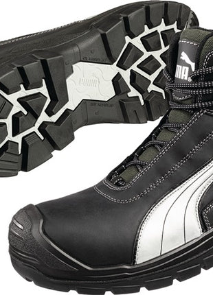 Botas de seguridad PUMA Cascades Mid Talla 46 negro/blanco (4300700276)