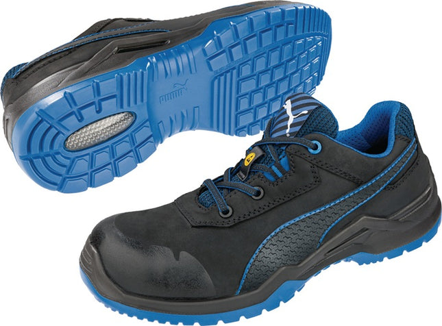 Chaussures de sécurité PUMA Argon Blue Low taille 46 noir/bleu ( 4300700446 )