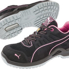 Chaussures de sécurité pour femmes PUMA Fuse TC Pink Wns Low taille 41 noir/rose ( 4300700491 )