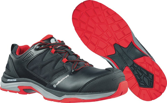 ALBATROS zapato de seguridad ULTRATRAIL BLACK Low talla 42 negro/rojo ( 4300700582 )