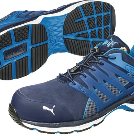 Zapato de seguridad PUMA VELOCITY 2.0 BLUE LOW talla 41 azul ( 4300700611 )
