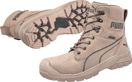 Botas de seguridad PUMA CONQUEST STONE HIGH talla 42 piedra (4300700624)