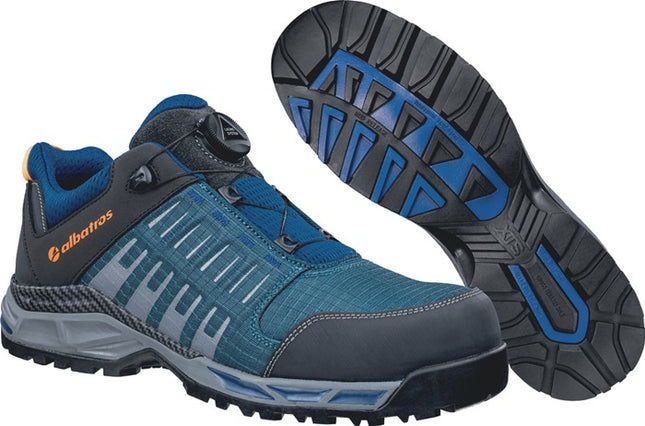 ALBATROS safety shoe ANTELAO QL LOW size 45 petrol ( 4300700695 )
