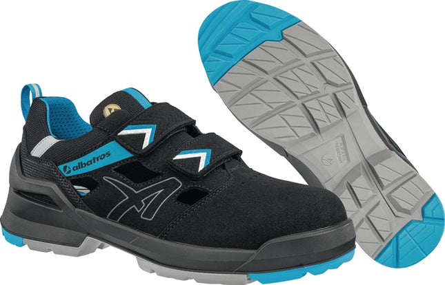 ALBATROS safety shoe FORGE AIR LOW size 41 black/blue ( 4300700801 )