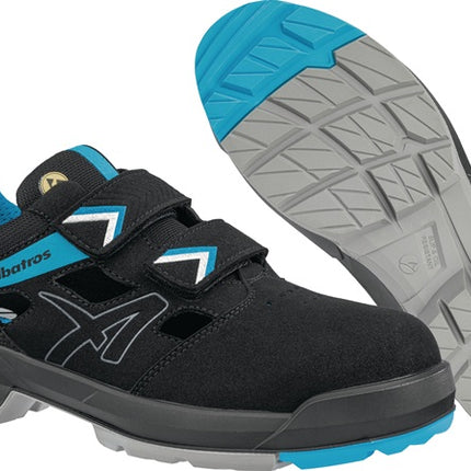 ALBATROS safety shoe FORGE AIR LOW size 46 black/blue ( 4300700806 )