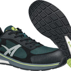 ALBATROS safety shoe AER58 GREEN LOW size 45 black/green ( 4300700855 )