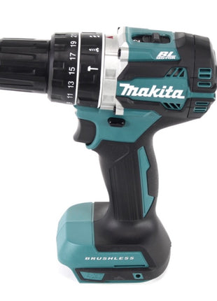 Makita DHP 484 RTJ 18 V Brushless Li-Ion Akku Schlagbohrschrauber im Makpac inkl. 2x 5,0 Ah Akku und Ladegerät + Makita B-53811 Bit & Bohrer-Set 100-teilig - Toolbrothers