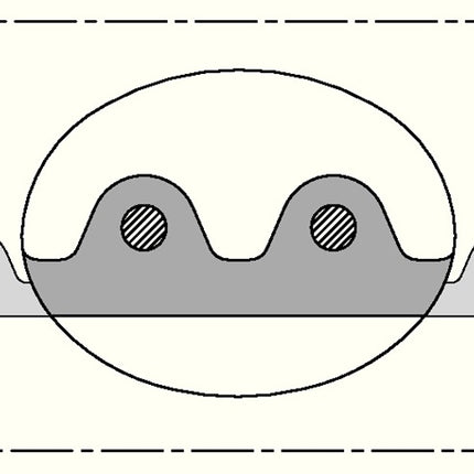 NORRES AIRDUC(R) PUR 356 FOOD wąż ssawno-tłoczny Wewnętrzna Ø 50 mm Zewnętrzna Ø 61,00 mm ( 4501400183 )