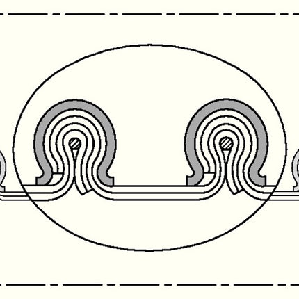Tubo di aspirazione e soffiaggio NORRES CP HYP 450 Ø interno 75-76 mm ( 4501400403 )