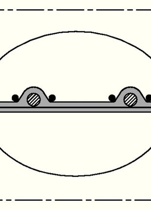 NORRES Tuyau d'aspiration et de soufflage NEO 390 TWO Ø intérieur 75-76 mm ( 4501400626 )