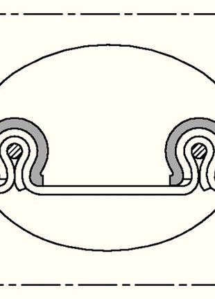 NORRES Tuyau d'aspiration et de soufflage CP VITON(R) 459 EC Ø intérieur 38 mm ( 4501401300 )