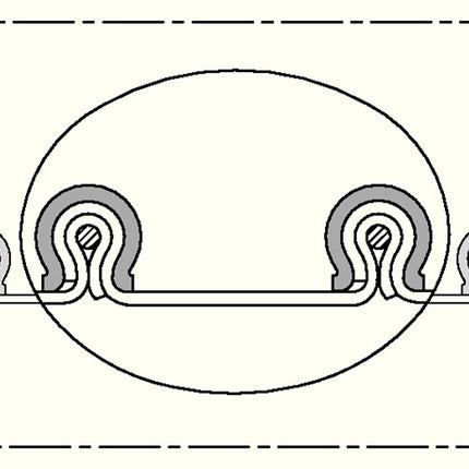 NORRES suction and blower hose CP VITON(R) 459 EC inner Ø 38 mm ( 4501401300 )