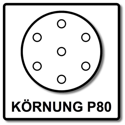 Festool STF D225 Disco de lijar Granat Soft P80 GR S/25 - 25 unidades ( 204221 )