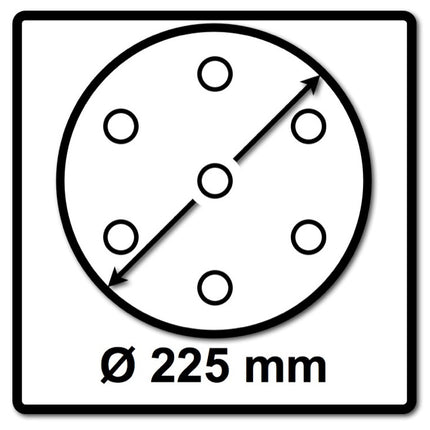 Festool STF D225 Disco de lijar Granat Soft P400 GR S/25 - 25 unidades ( 204228 )