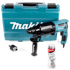 Makita HR 2630 X7 - 800 Watt 2,4 Joule Bohrhammer mit SDS - Plus Aufnahme im Koffer + Makita SDS-VPlus Bohrerset 12 tlg. - Toolbrothers