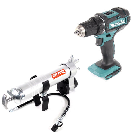 Makita DDF 482 Z Akku Bohrschrauber 18 V 62Nm Solo + Fettpresse -  ohne Akku, ohne Ladegerät - Toolbrothers